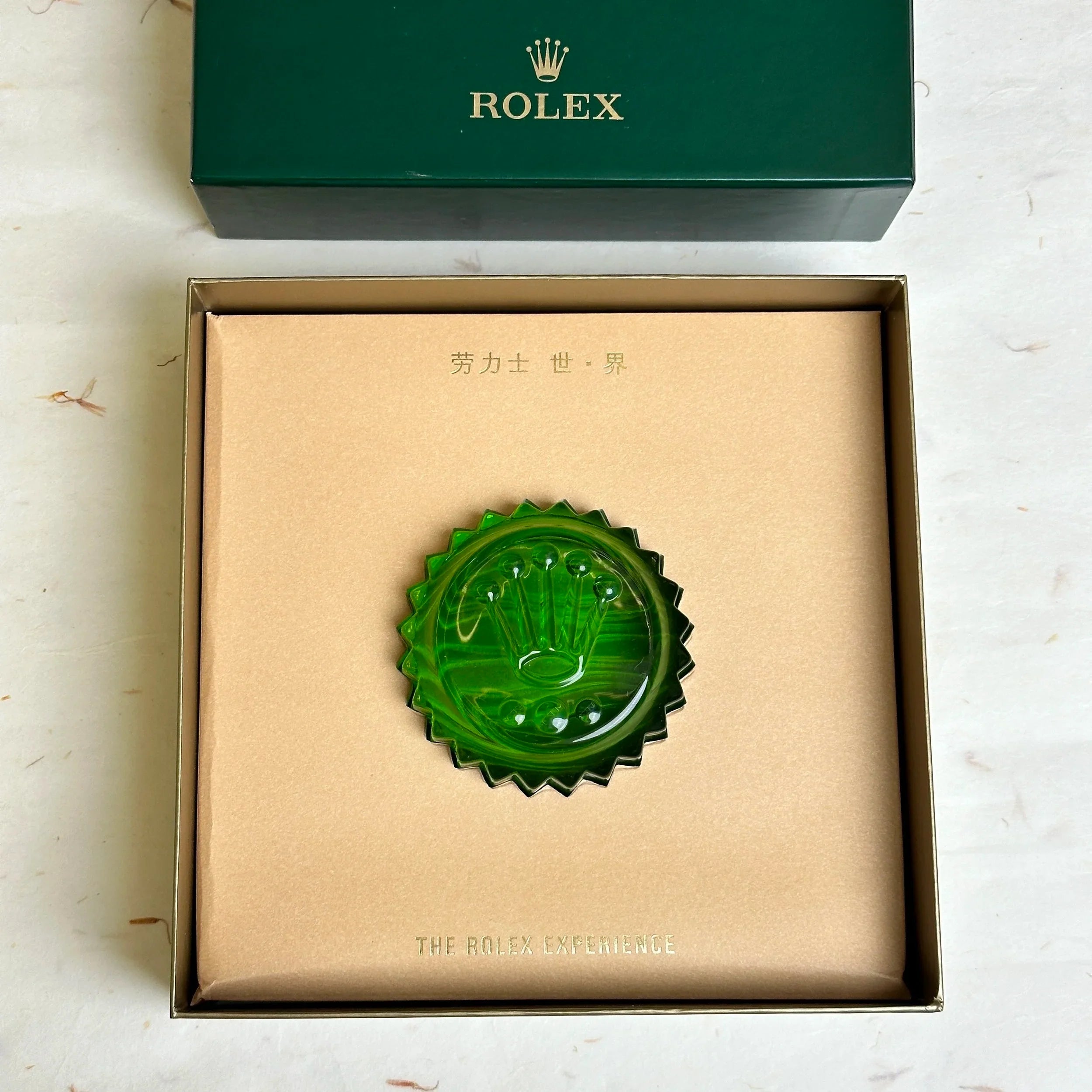 Rolex Crystal Triplock Paper Weight